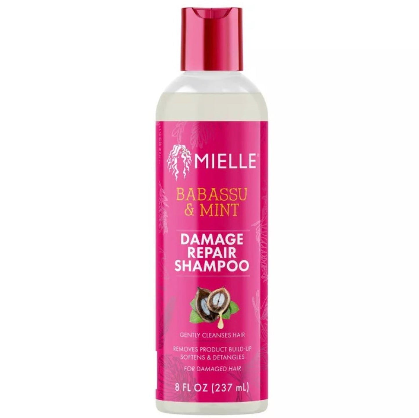 [WHOLESALE] MIELLE ORGANICS BABASSU & MINT DAMAGE REPAIR SHAMP 8 OZ