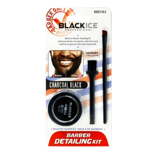 [WHOLESALE] BLACK ICE BARBER DETAILING KIT *BLACK 1 PACK(6EA)