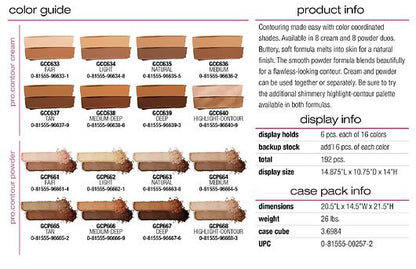 [WHOLESALE] LA GIRL PRO CONTOUR POWDER/CREAM DP