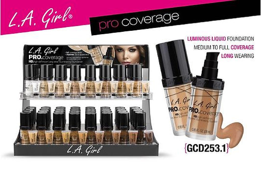 [WHOLESALE] LA GIRL PRO COVERAGE FOUNDATION DP