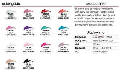 [WHOLESALE] LA GIRL GEL-LIKE POLISH DP