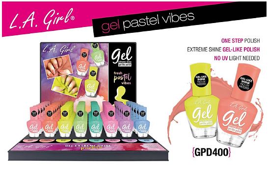 [WHOLESALE] LA GIRL GEL PASTEL VIBES DP