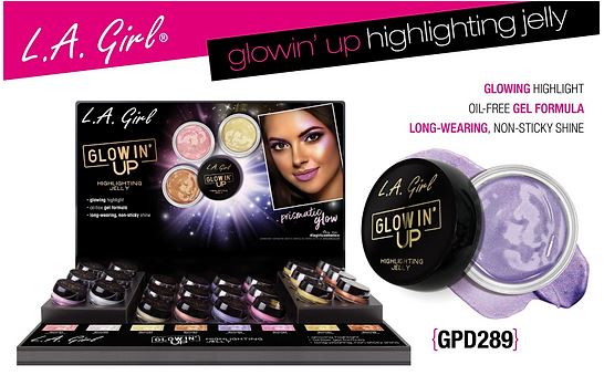 [WHOLESALE] LA GIRL GLOWIN' UP HIGHLIGHTING JELLY DP