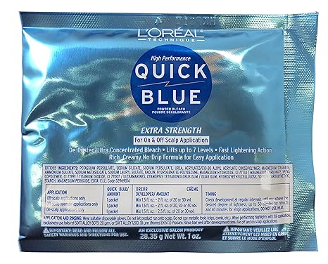 [WHOLESALE] LOREAL QUICK BLUE POWDER 1 OZ PACK (12EA)