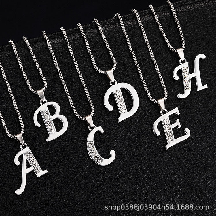 [WHOLESALE] NECKLACE-ALPHABET NECKLACE