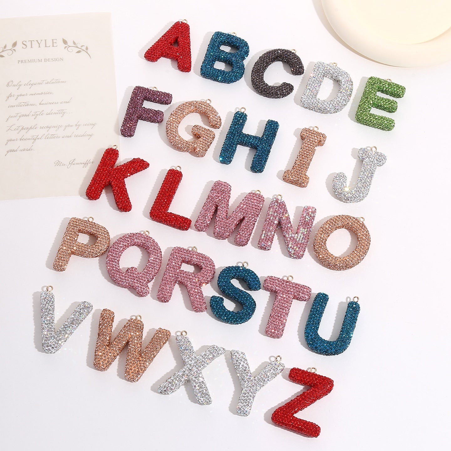 [WHOLESALE] KEYCHAIN-ALPHABET SET (20 ALPHEBT)