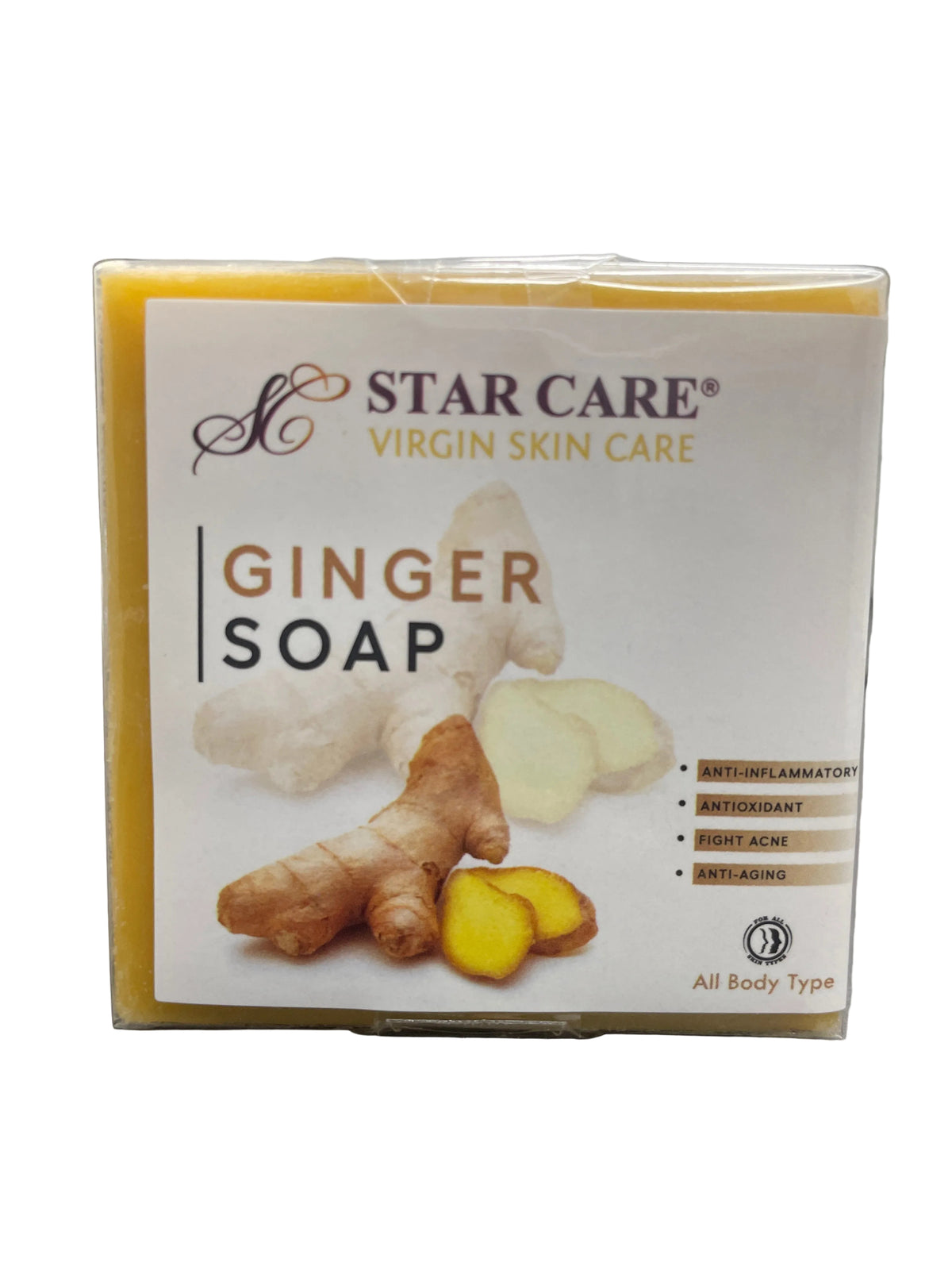 [WHOLESALE] S/CARE GINGER  SOAP BAR 3.5OZ