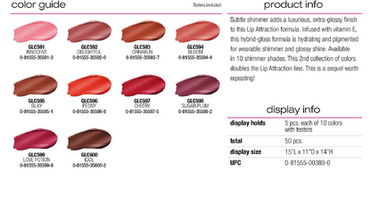 [WHOLESALE] LA GIRL LIP ATTRACTION 2 LIPSTICK