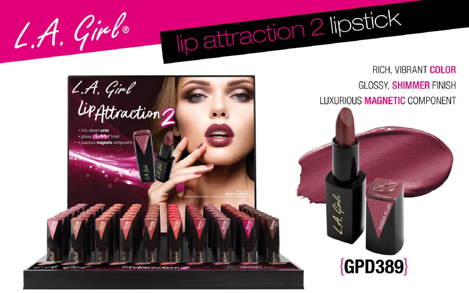 [WHOLESALE] LA GIRL LIP ATTRACTION 2 LIPSTICK