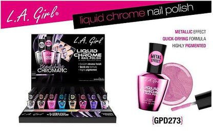 [WHOLESALE] LA GIRL LIQUID CHROME NAIL POLISH DP