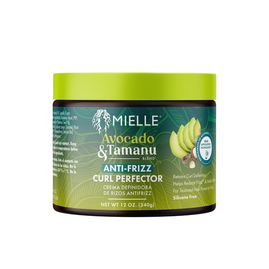 [WHOLESALE] MIELLE ORGANICS AVOCADO&TAMANU ANTI-FRISS CURL PERFECTOR 12OZ