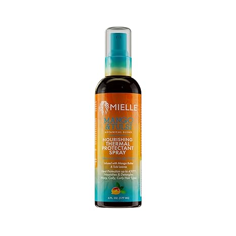 [WHOLESALE] MIELLE ORGANICS MANGO & TULSI  THERMAL PROTECT SPRAY 6 OZ