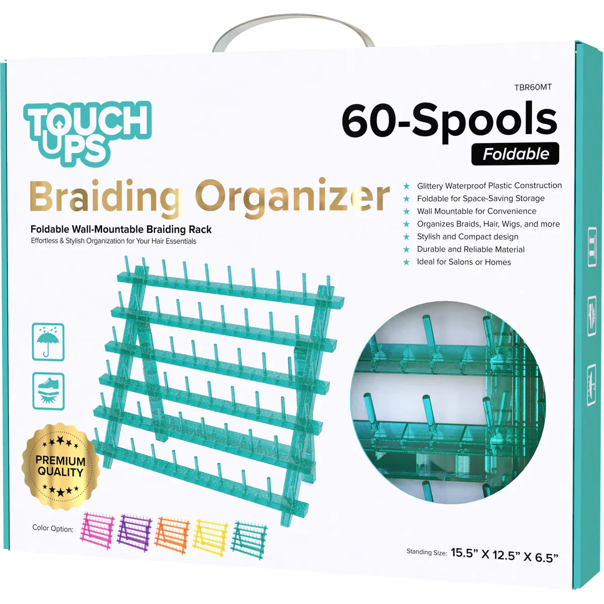 [WHOLESALE] BRAIDING ORGANIZER TBR 60 (PK,PP,OR,TL,MT)