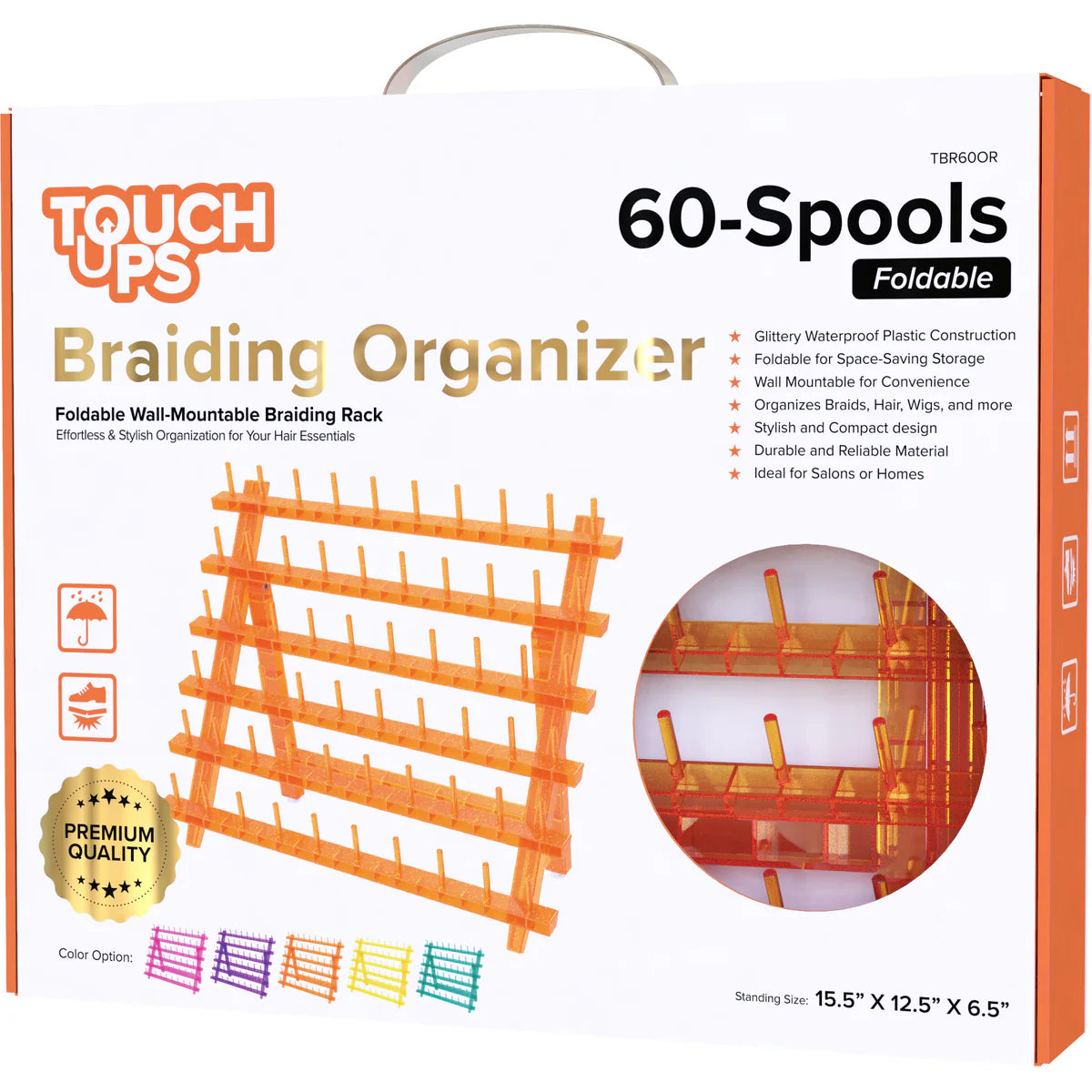 [WHOLESALE] BRAIDING ORGANIZER TBR 60 (PK,PP,OR,TL,MT)