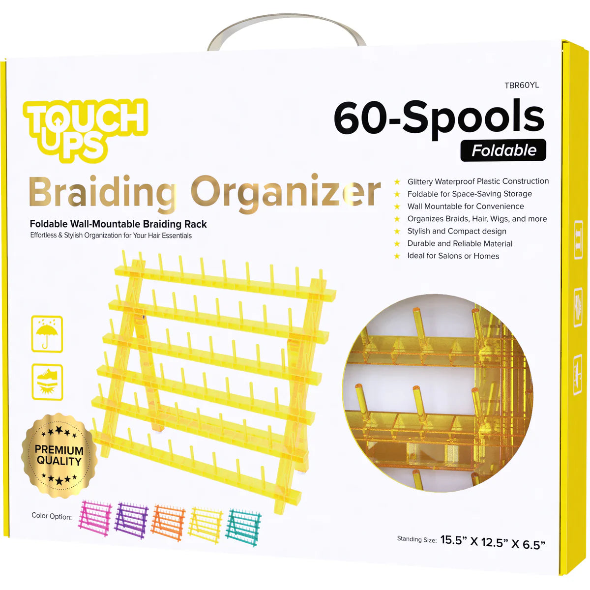 [WHOLESALE] BRAIDING ORGANIZER TBR 60 (PK,PP,OR,TL,MT)