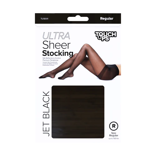 [WHOLESALE] ULTRA SHEER STOCKING JET BLACK TUS001~003