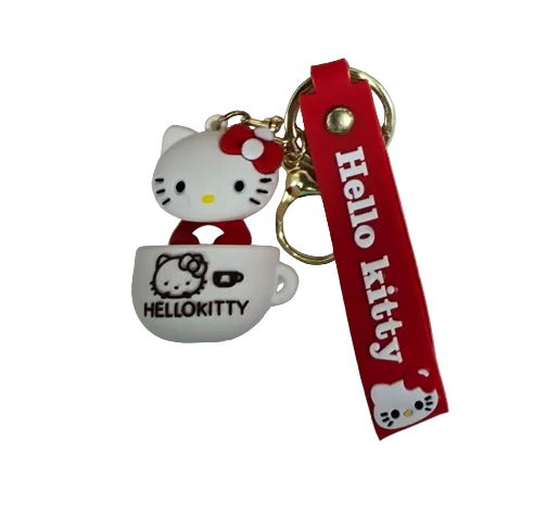 [WHOLESALE] KEYCHAIN  KITTY TOTAL( 1PACK/12PCS) 4 STYLE