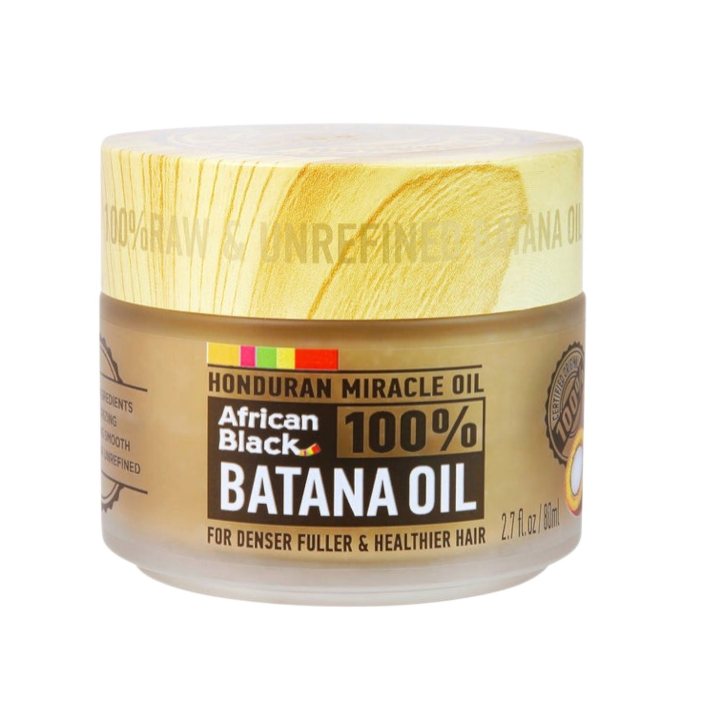 [WHOLESALE] ALL DAY AFRICAN BLACK CONTROL BATANA BUTTER JAR 2.7 OZ