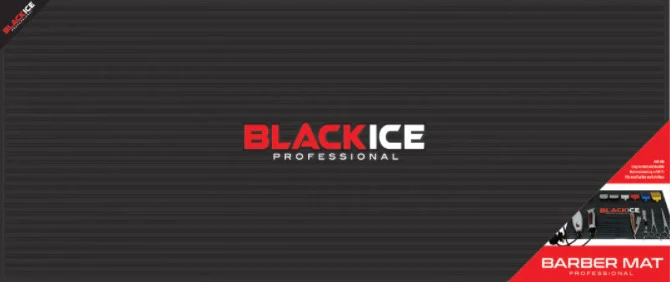 [WHOLESALE] BLACK ICE BARBER MAT - BIC012, BIC012S