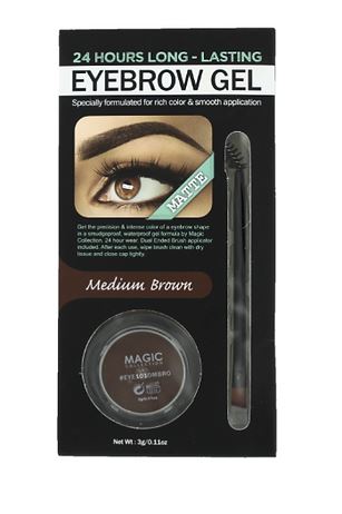 [WHOLESALE] MAGIC EYEBROW GEL MED BROWN 12PC/DP