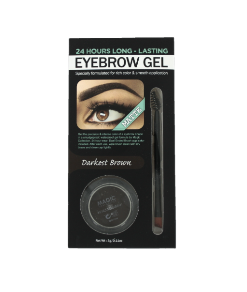 [WHOLESALE] MAGIC EYEBROW GEL DARK BROWN 12PC/DP