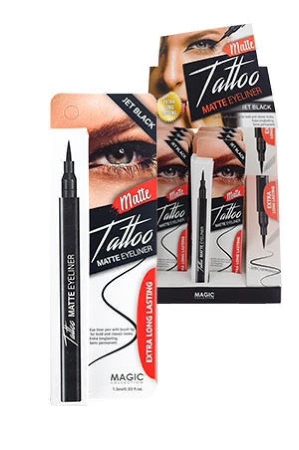 [WHOLESALE] MAGIC TATOO EYELINER MATTE JET BLACK 12PC/DP