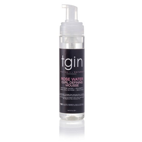 [WHOLESALE] TGIN ROSE WATER CURL DEFINING MOUSSE 8OZ